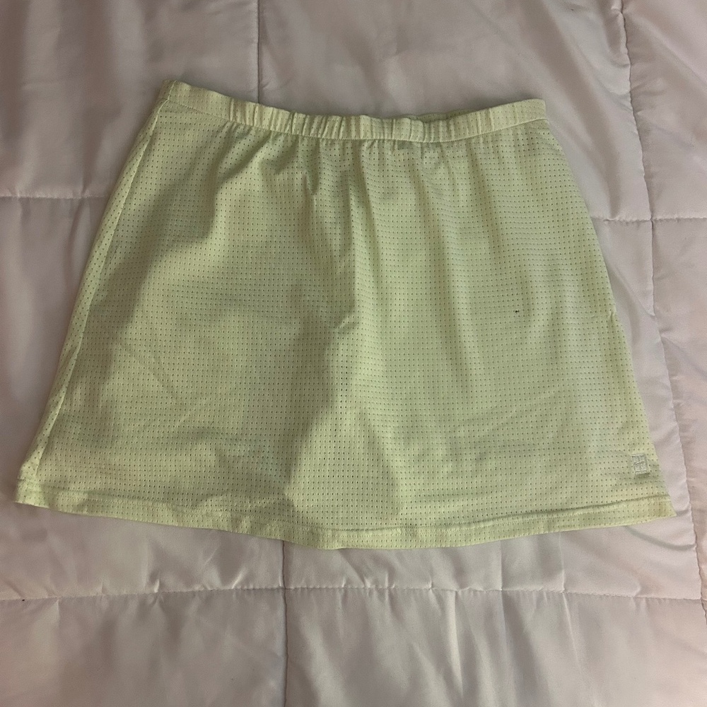 nike light green athletic dri-fit skirt - size small